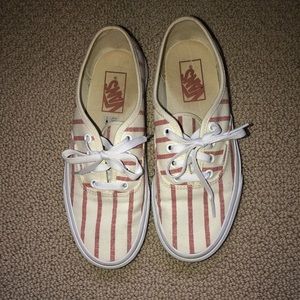 Lace Up Striped Vans